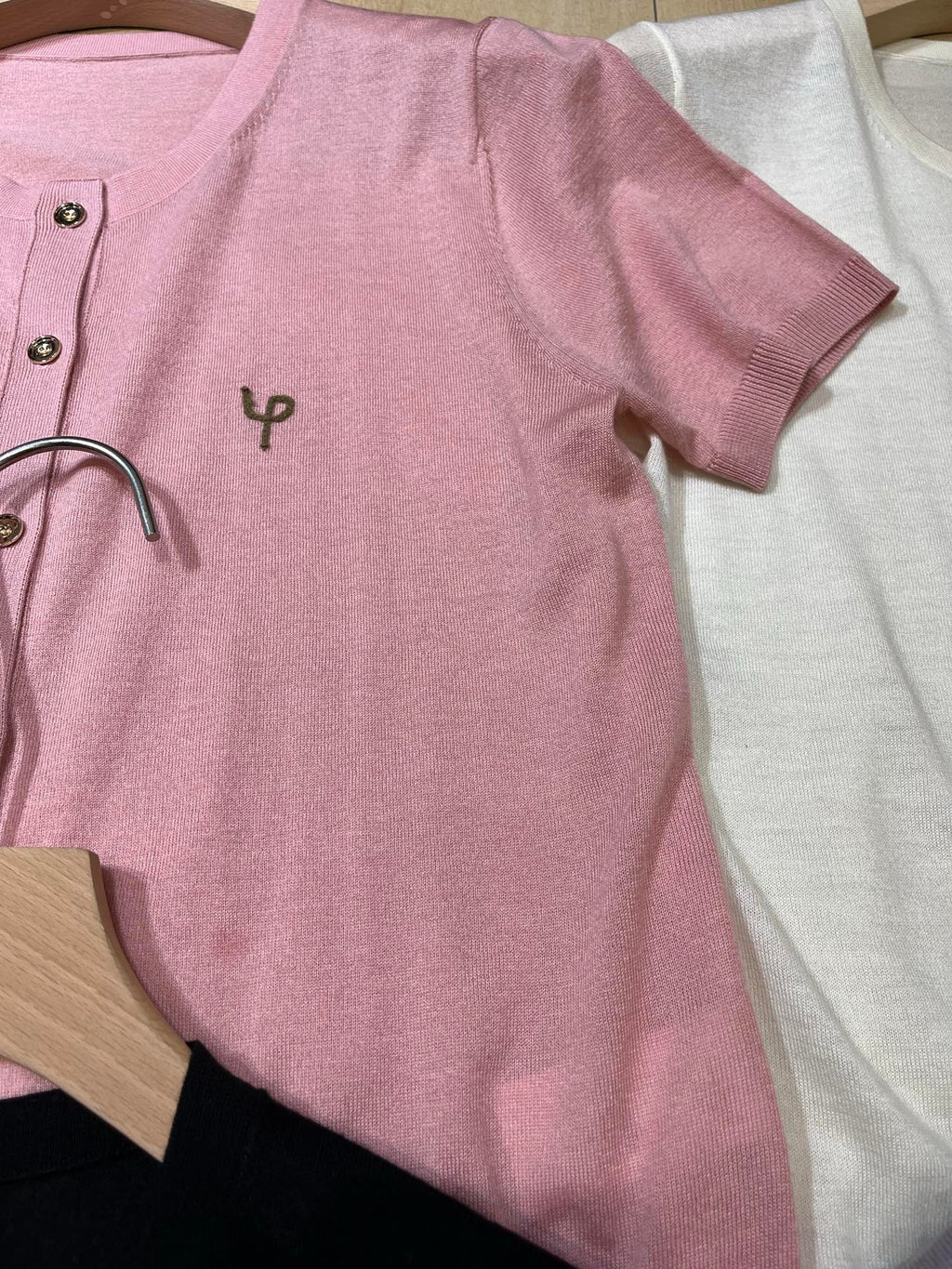 LORO PIANA 26S SHORT SLEEVE CARDIGAN 842