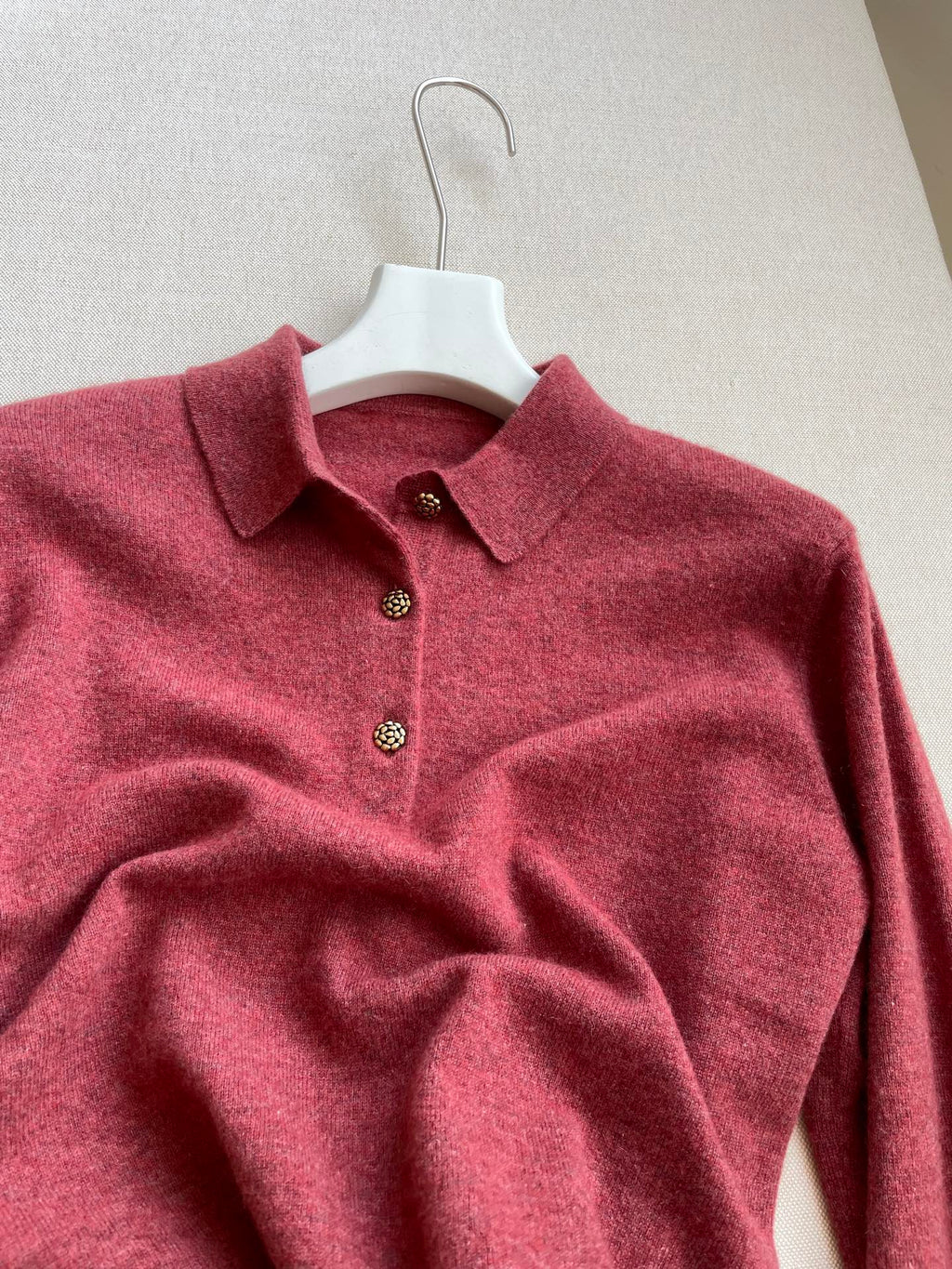 LP 26S LONG-SLEEVE POLO SWEATER 469