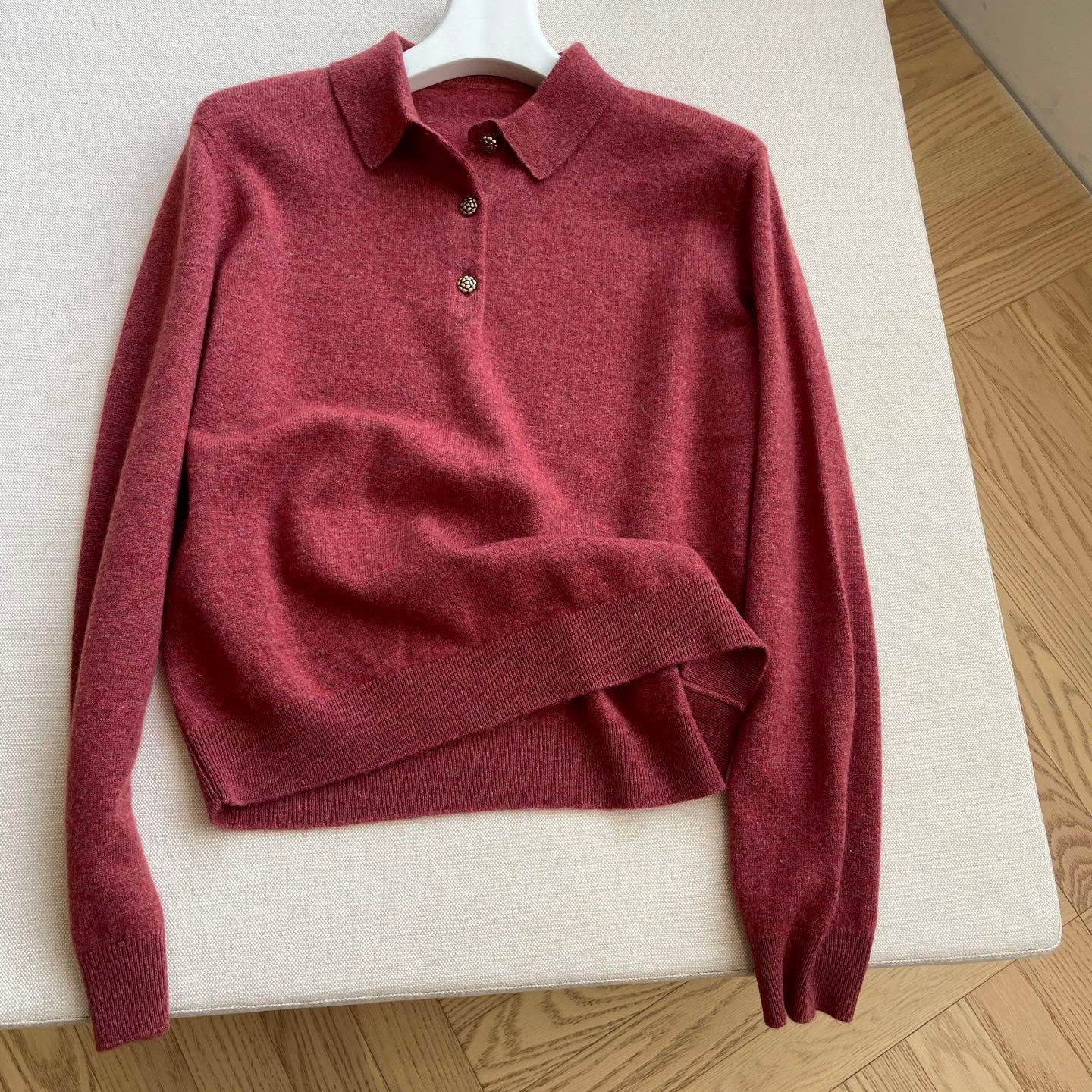 LP 26S LONG-SLEEVE POLO SWEATER 469