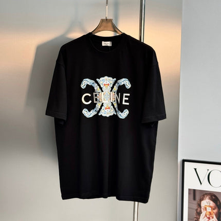 CELINE 26S SHORT-SLEEVE CREWNECK T-SHIRT 714
