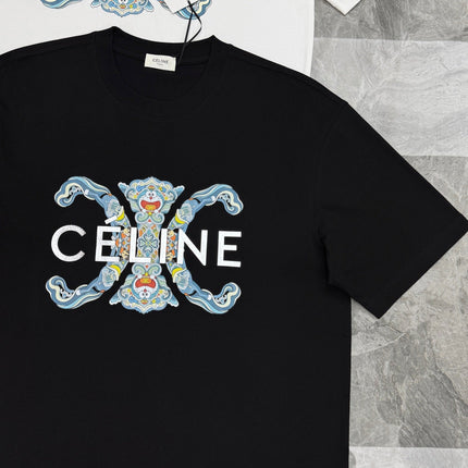 CELINE 26S SHORT-SLEEVE CREWNECK T-SHIRT 714