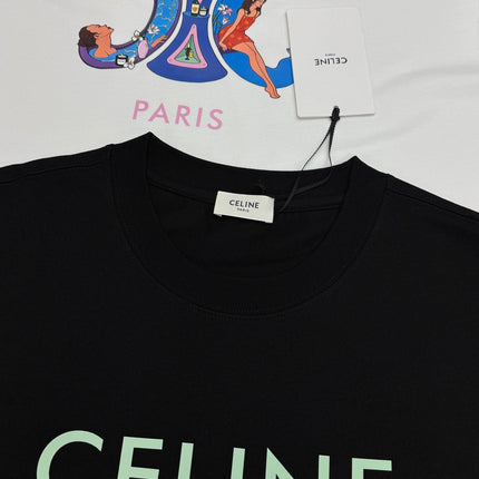 CELINE 26S SHORT-SLEEVE CREWNECK T-SHIRT 717