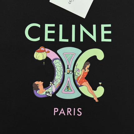 CELINE 26S SHORT-SLEEVE CREWNECK T-SHIRT 717