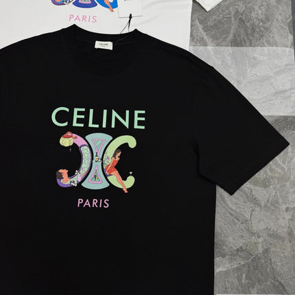 CELINE 26S SHORT-SLEEVE CREWNECK T-SHIRT 717