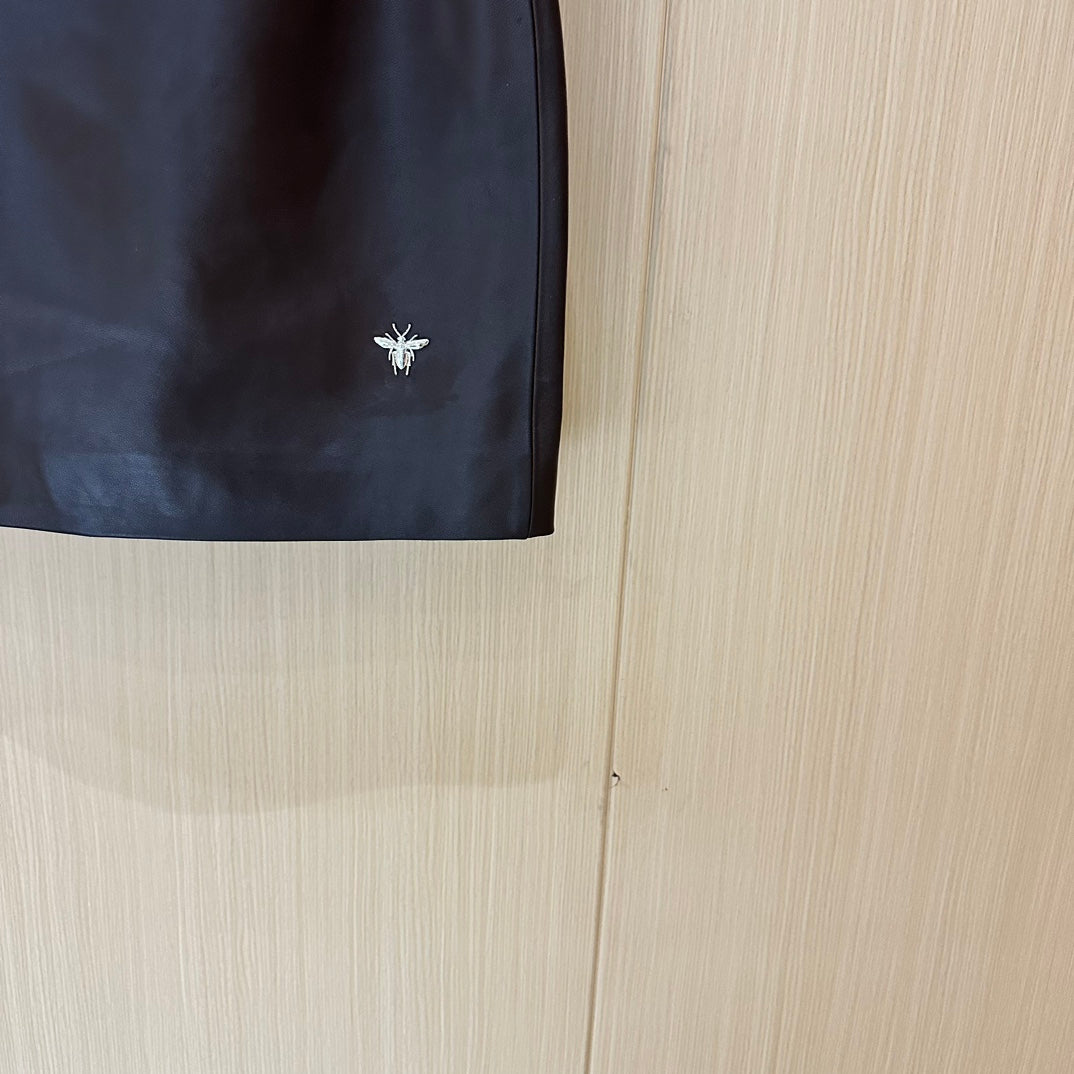 DIOR 26S LEATHER SKIRT 1178