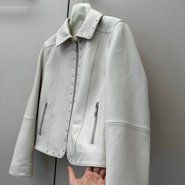 HERMES 26S LEATHER JACKET 649
