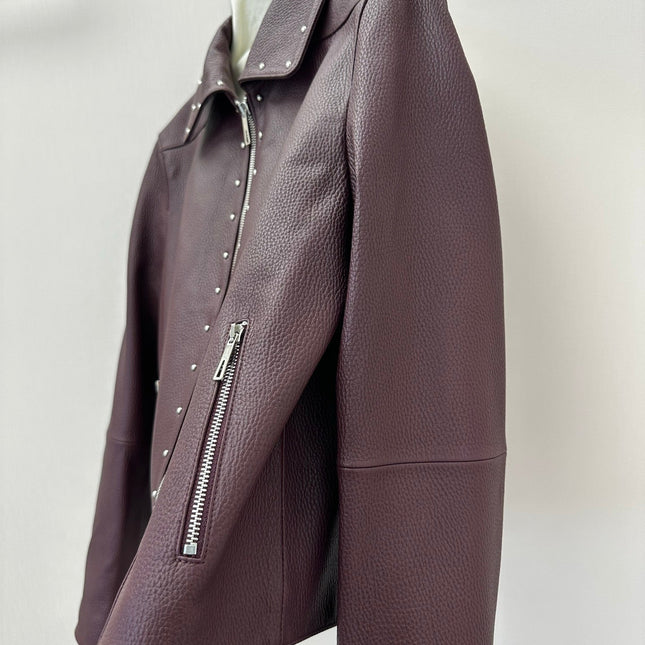 HERMES 26S LEATHER JACKET 648