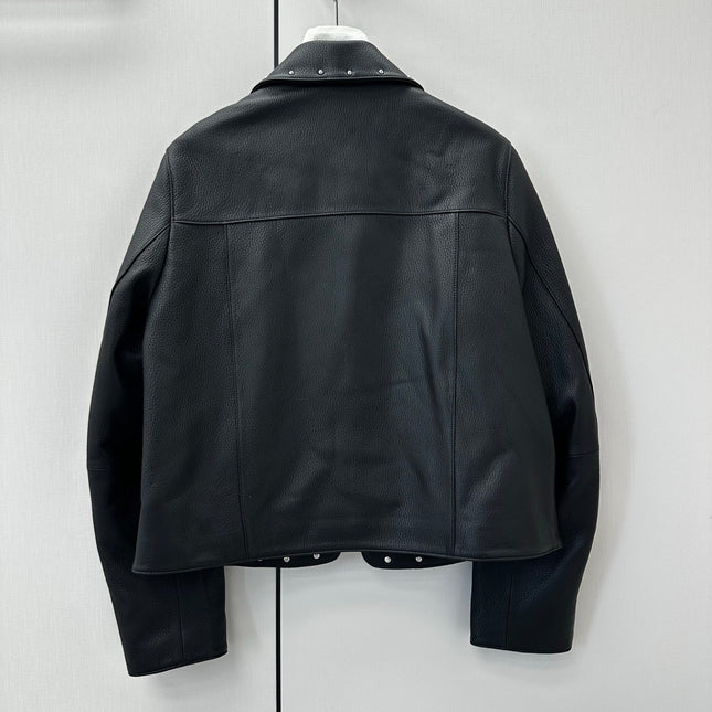 HERMES 26S LEATHER JACKET 647