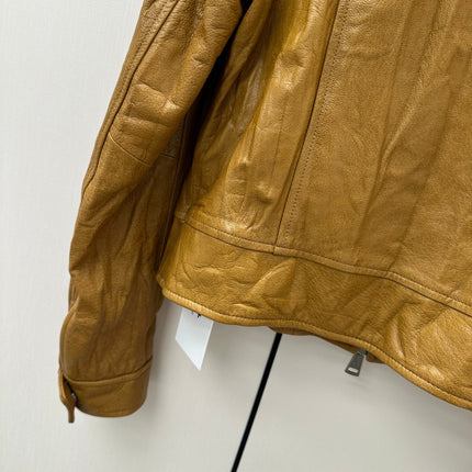 MIUMIU 26S LEATHER JACKET 1319
