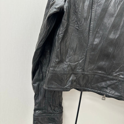 MIUMIU 26S LEATHER JACKET 1317