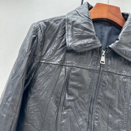 MIUMIU 26S LEATHER JACKET 1317