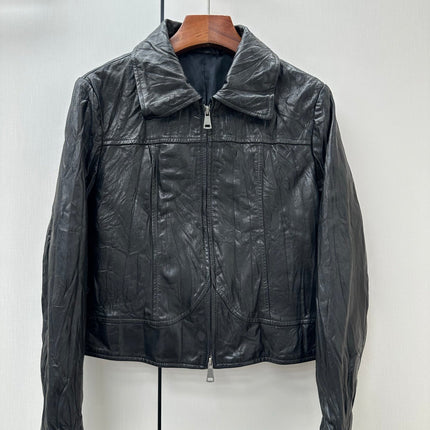 MIUMIU 26S LEATHER JACKET 1317