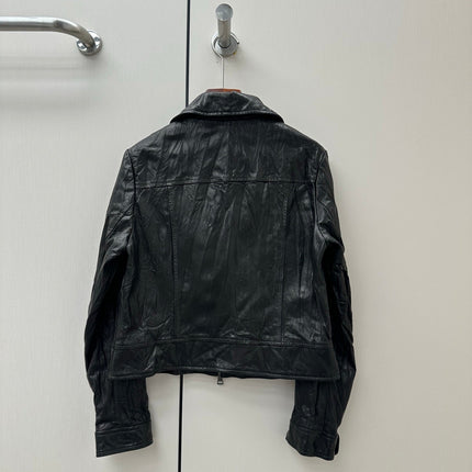 MIUMIU 26S LEATHER JACKET 1317