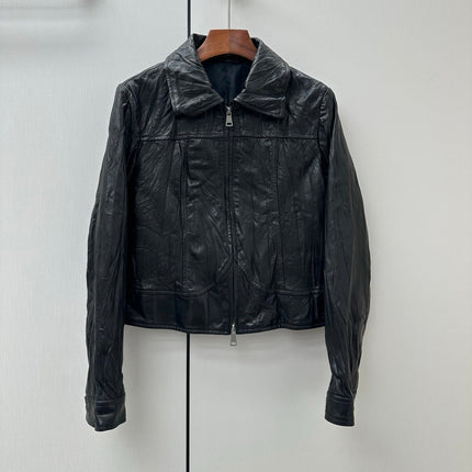 MIUMIU 26S LEATHER JACKET 1317
