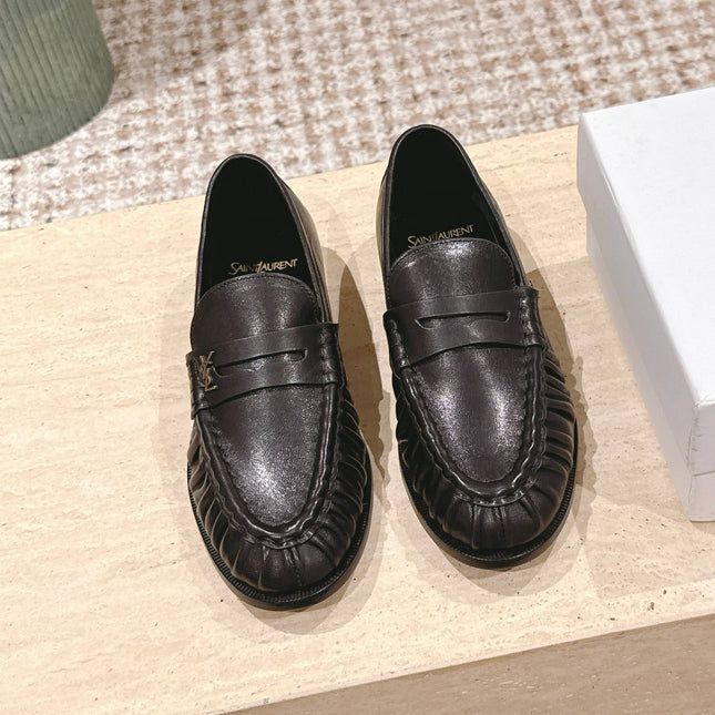 SL MOCCASINS LOAFER IN BLACK CALFSKIN