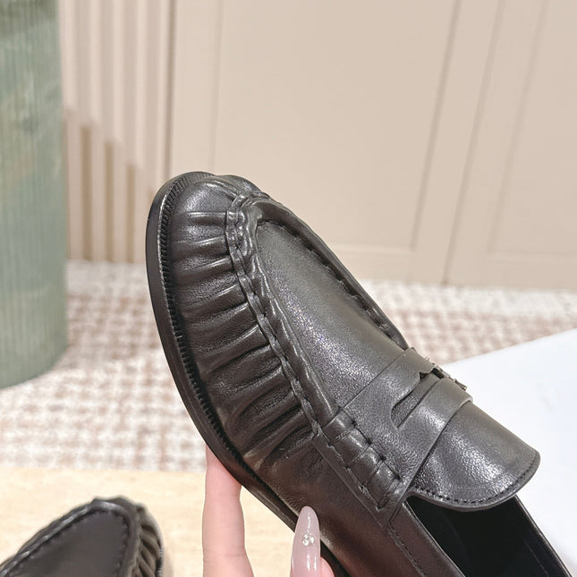 SL MOCCASINS LOAFER IN BLACK CALFSKIN