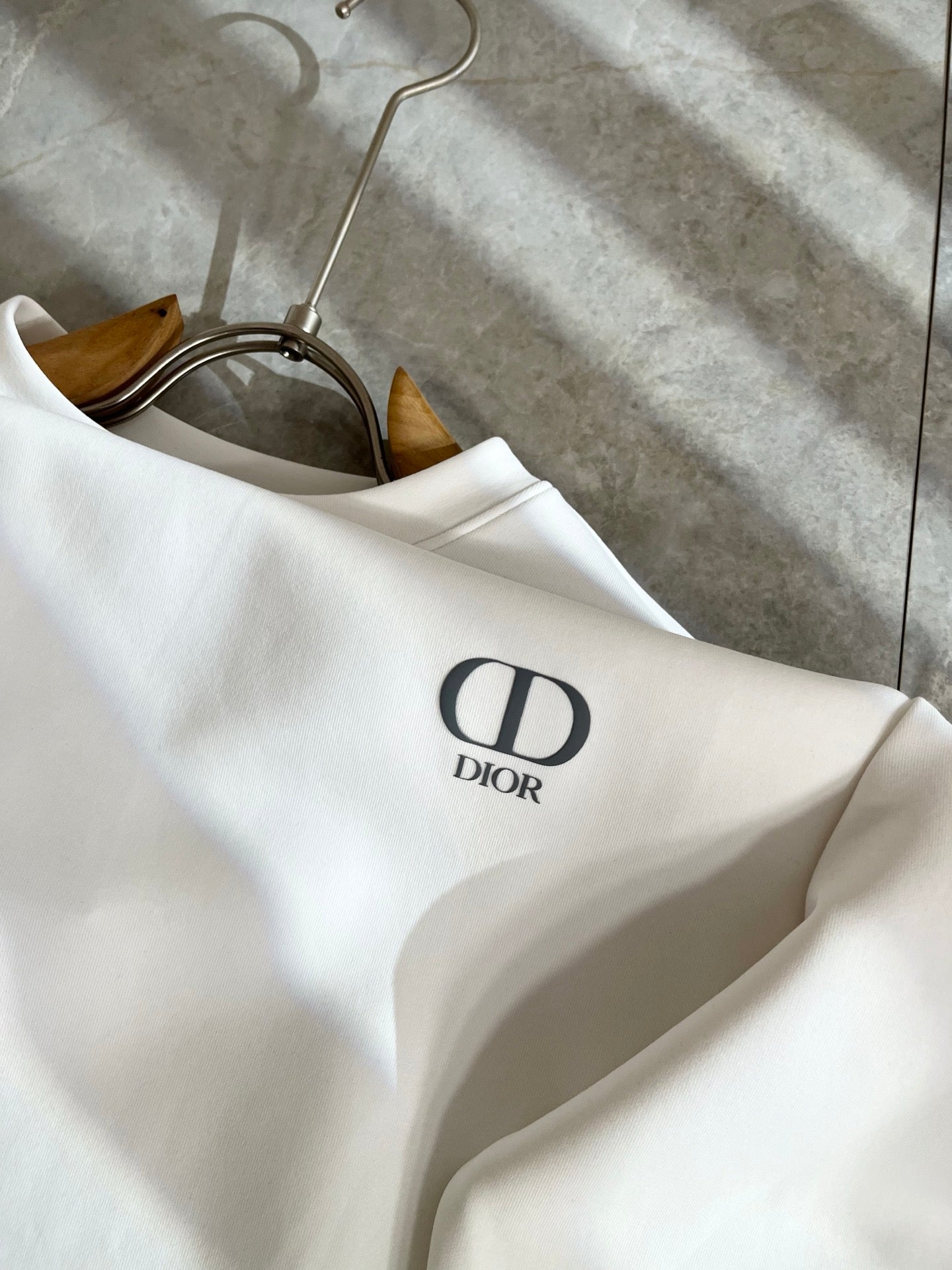 DIOR OBLIQUE CREWNECK SWEATSHIRTS IN WHITE AND BLACK