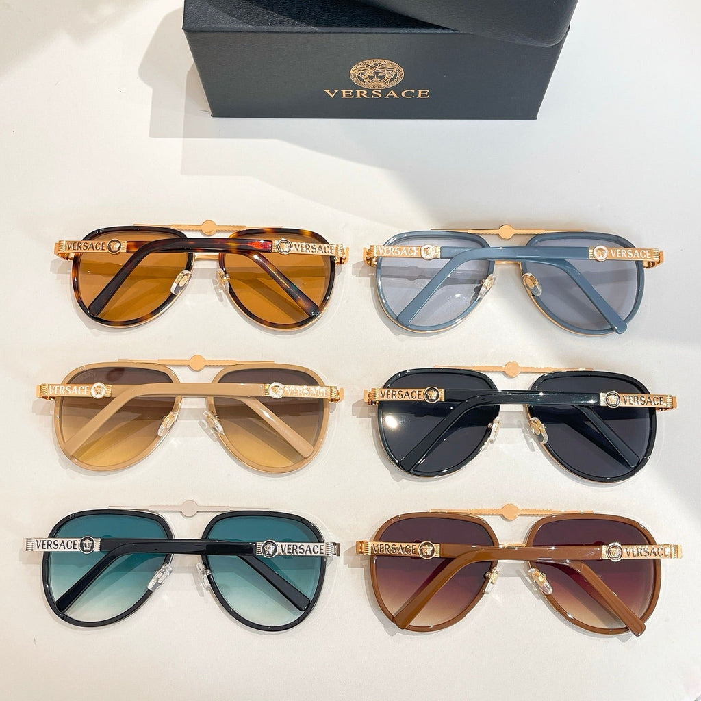 MEDUSA ROLLER PILOT FRAME SUNGLASSES VE6815 IN ACETATE