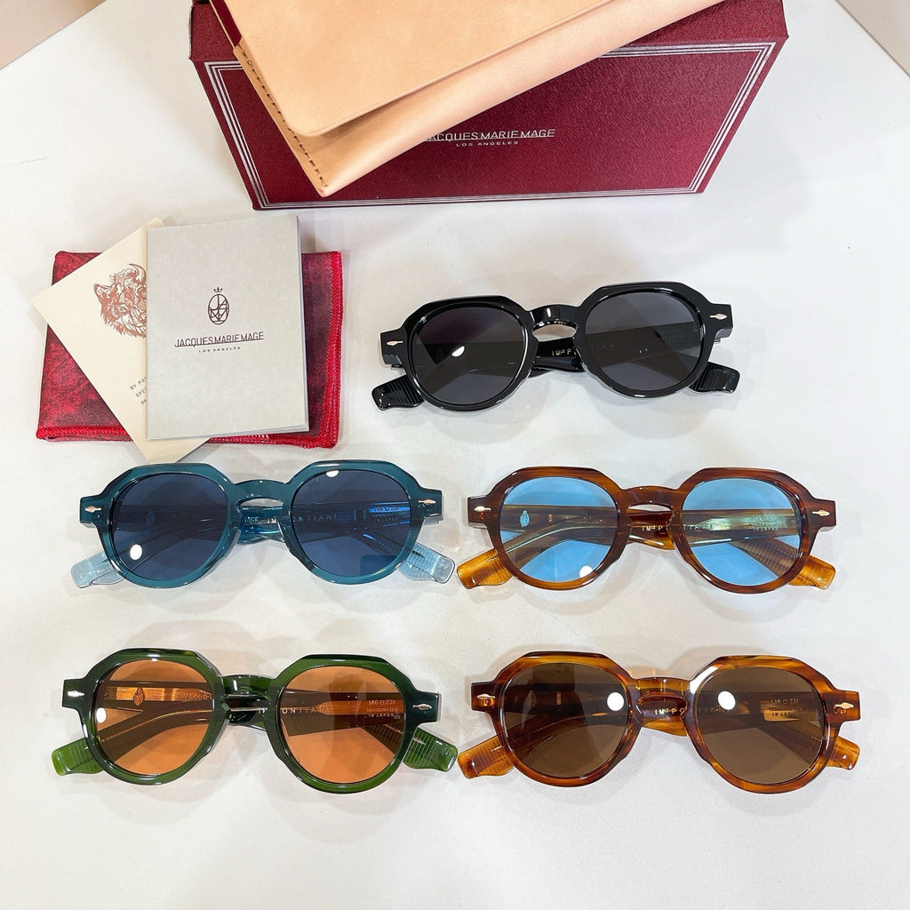 ROUND SUNGLASS IN ACETATE 172178