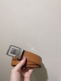 YSL 25S BELT 30 MM IN BROWN CALFSKIN 520625