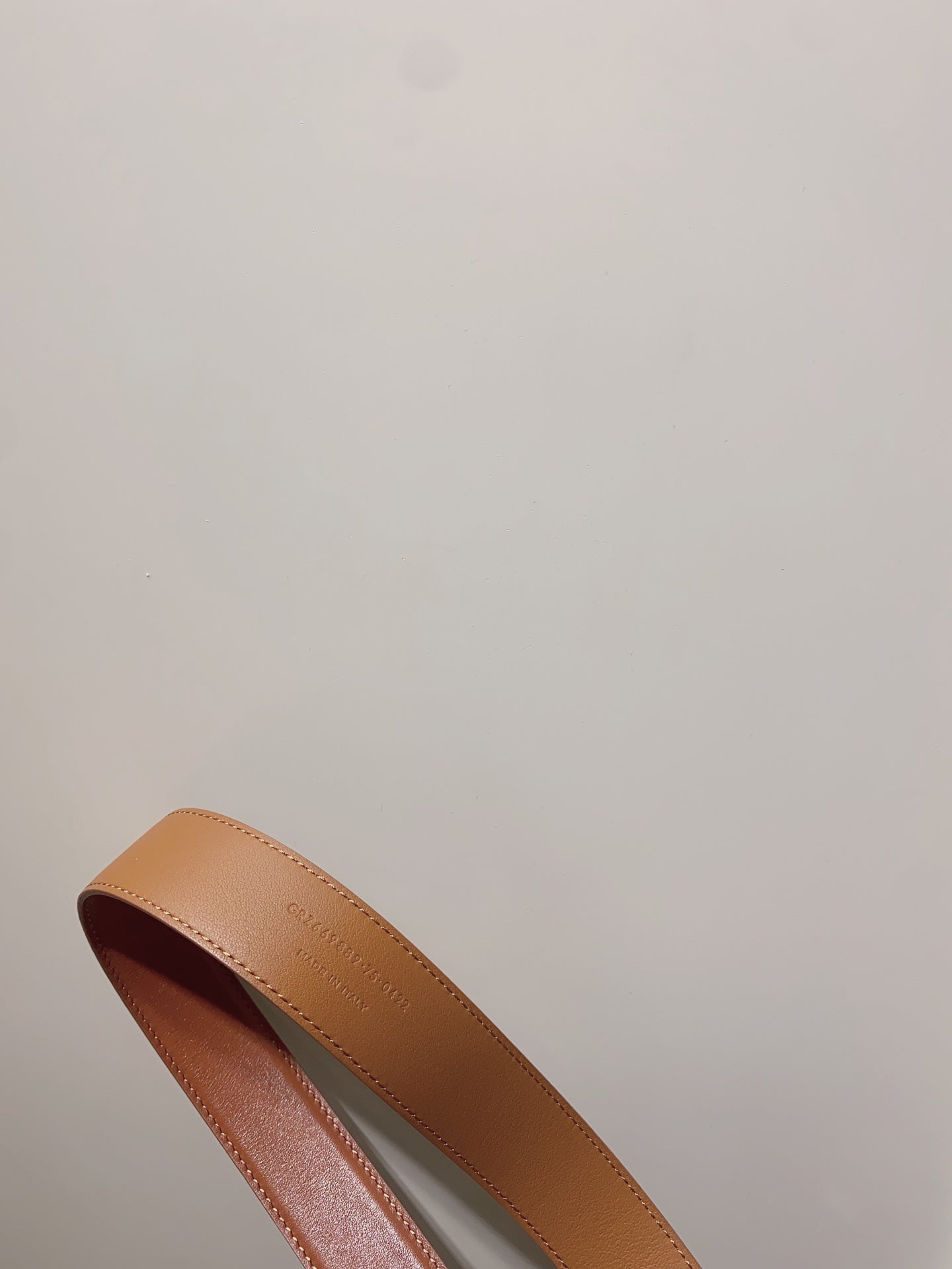 YSL 25S BELT 30 MM IN BROWN CALFSKIN 520627