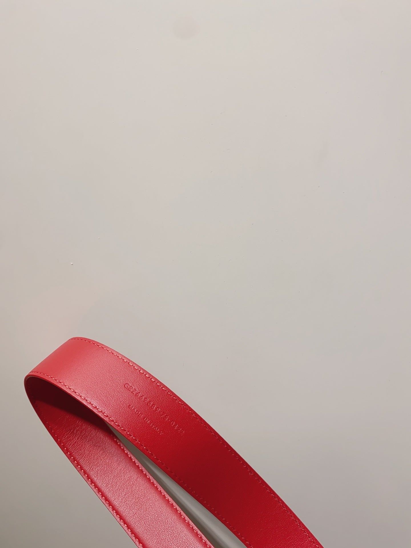 YSL 25S BELT 30 MM IN RED CALFSKIN 520628