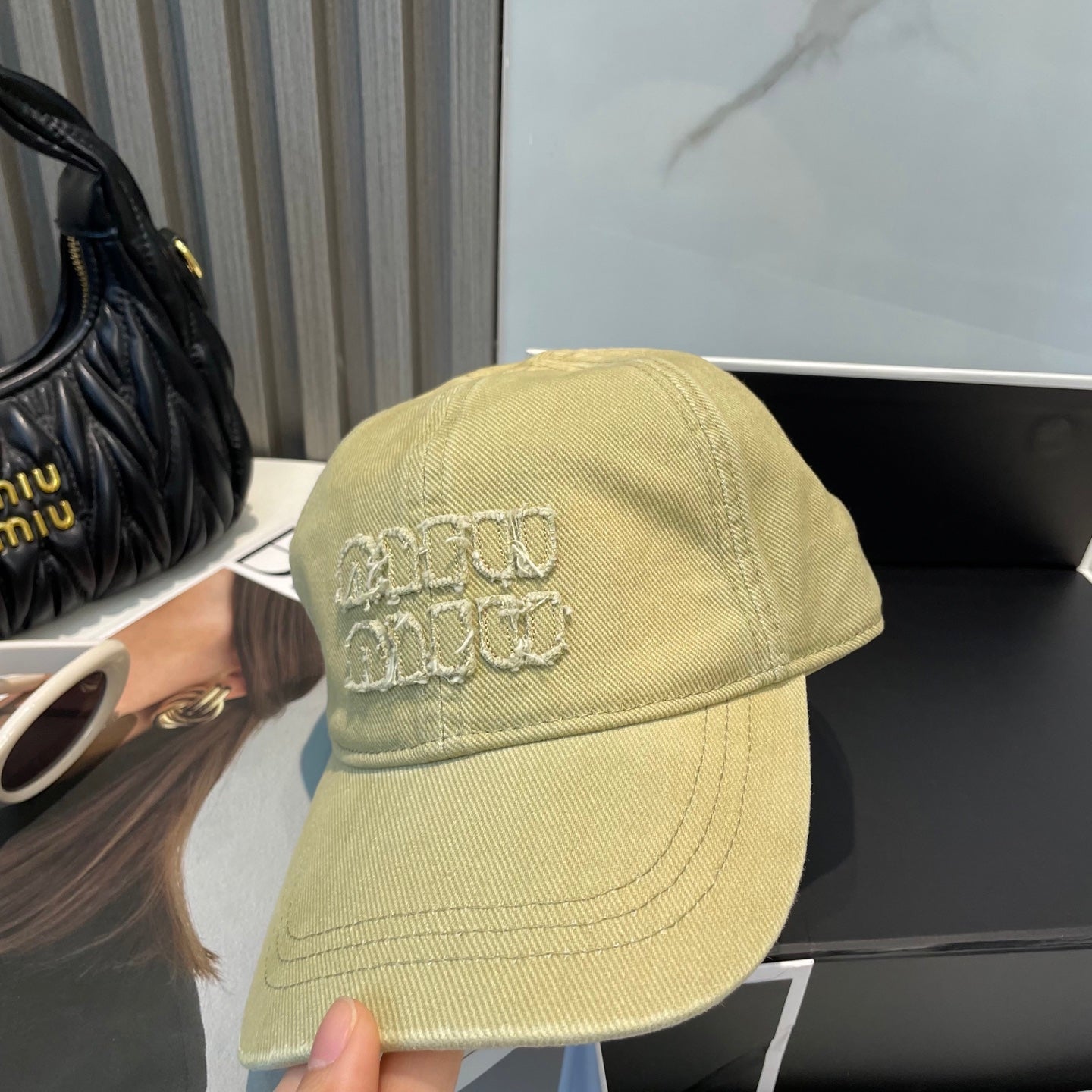 MIUMIU BASEBALL CAP STYLE 35