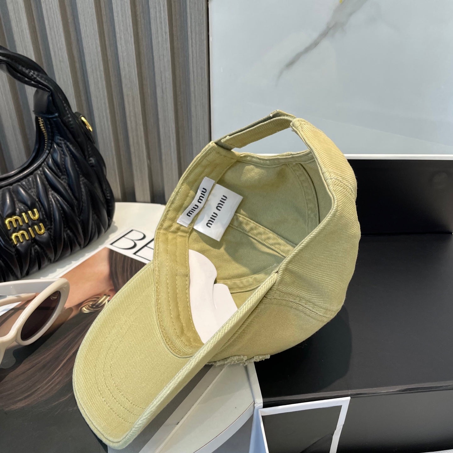 MIUMIU BASEBALL CAP STYLE 35