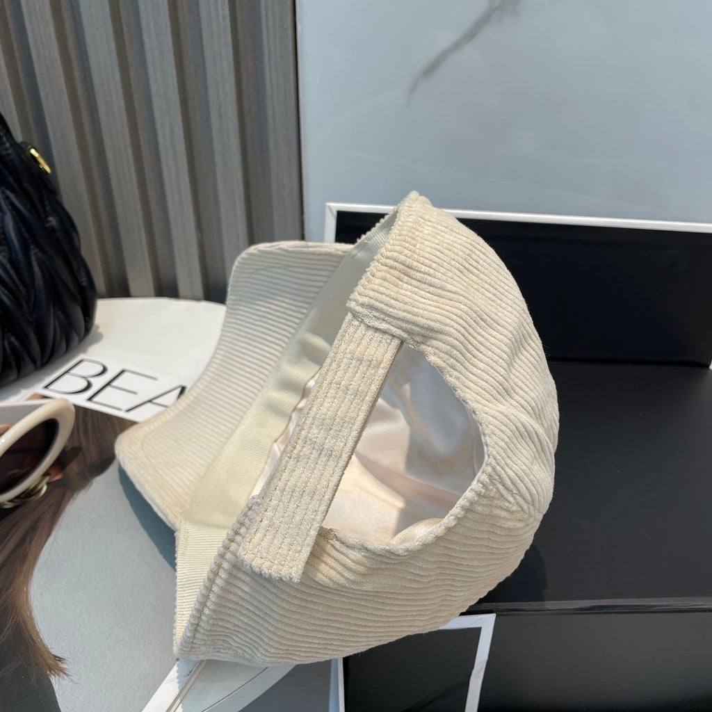 MIUMIU BASEBALL CAP IN CREAM WHITE VELVET