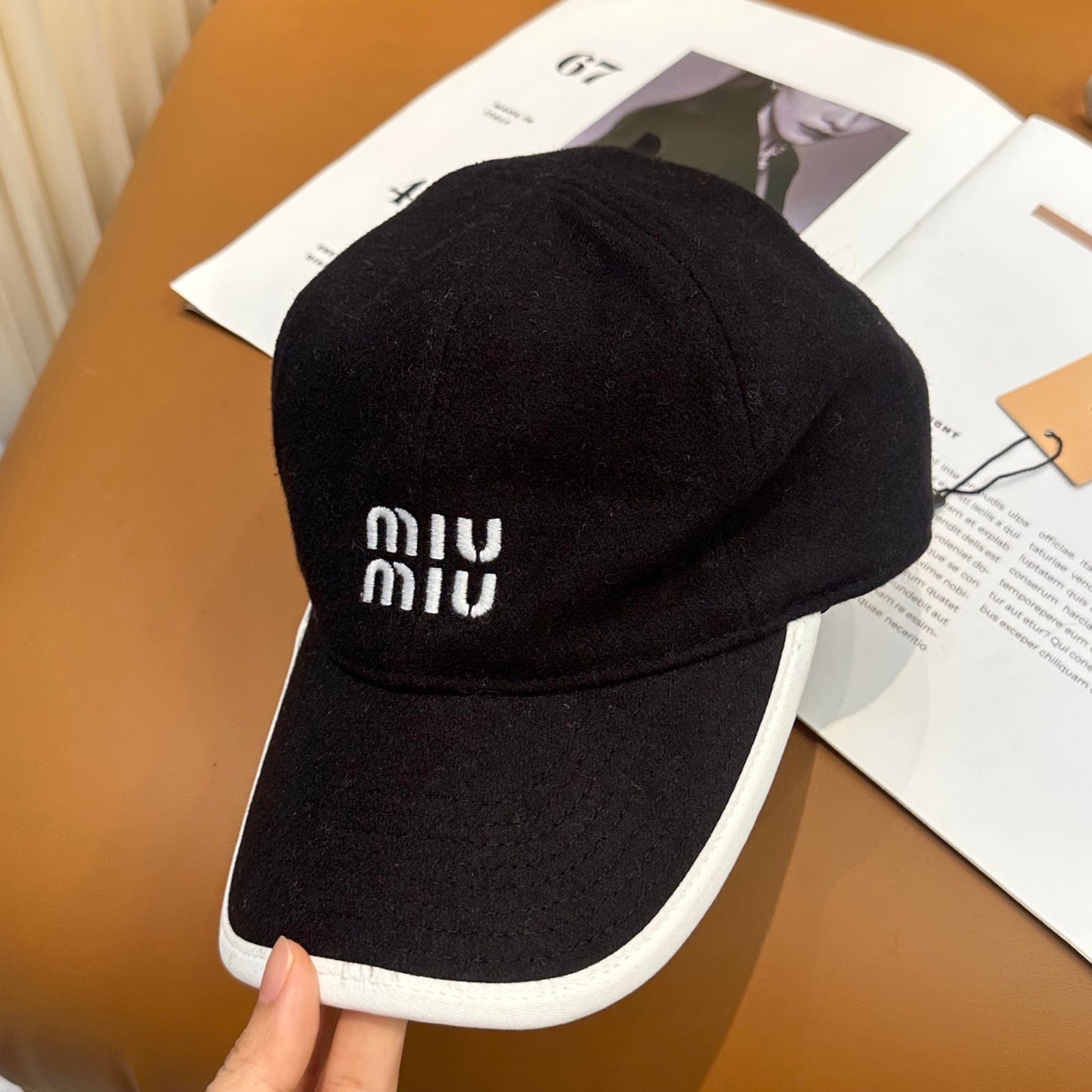 MIUMIU 26S BASEBALL CAP 340614