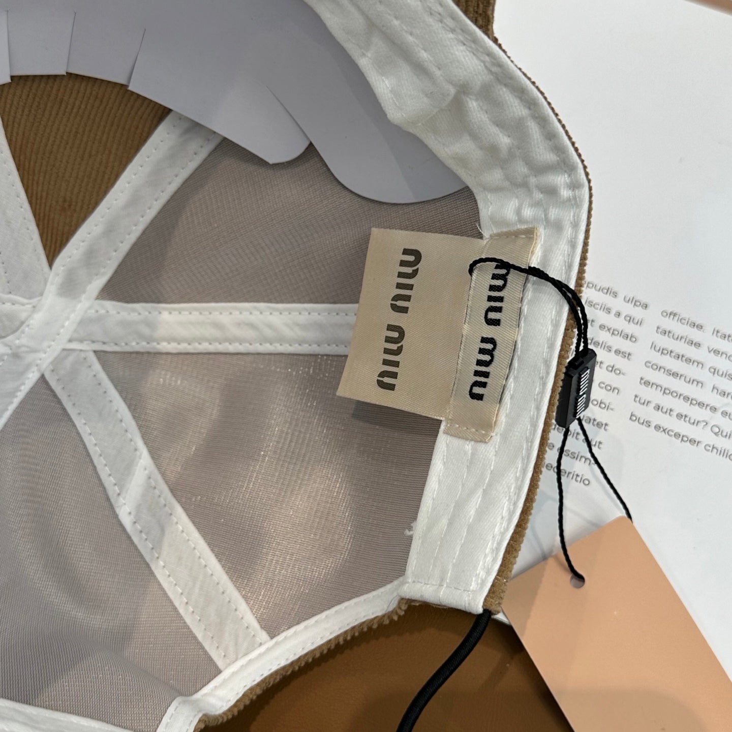 MIUMIU VELVET BASEBALL CAP STYLE 61