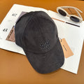 MIUMIU VELVET BASEBALL CAP STYLE 60