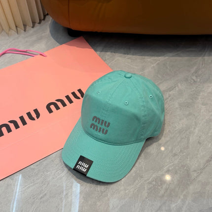 MIUMIU 26S BASEBALL CAP IN 339689