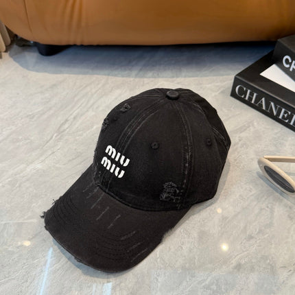 MIUMIU 26S BASEBALL CAP 342397
