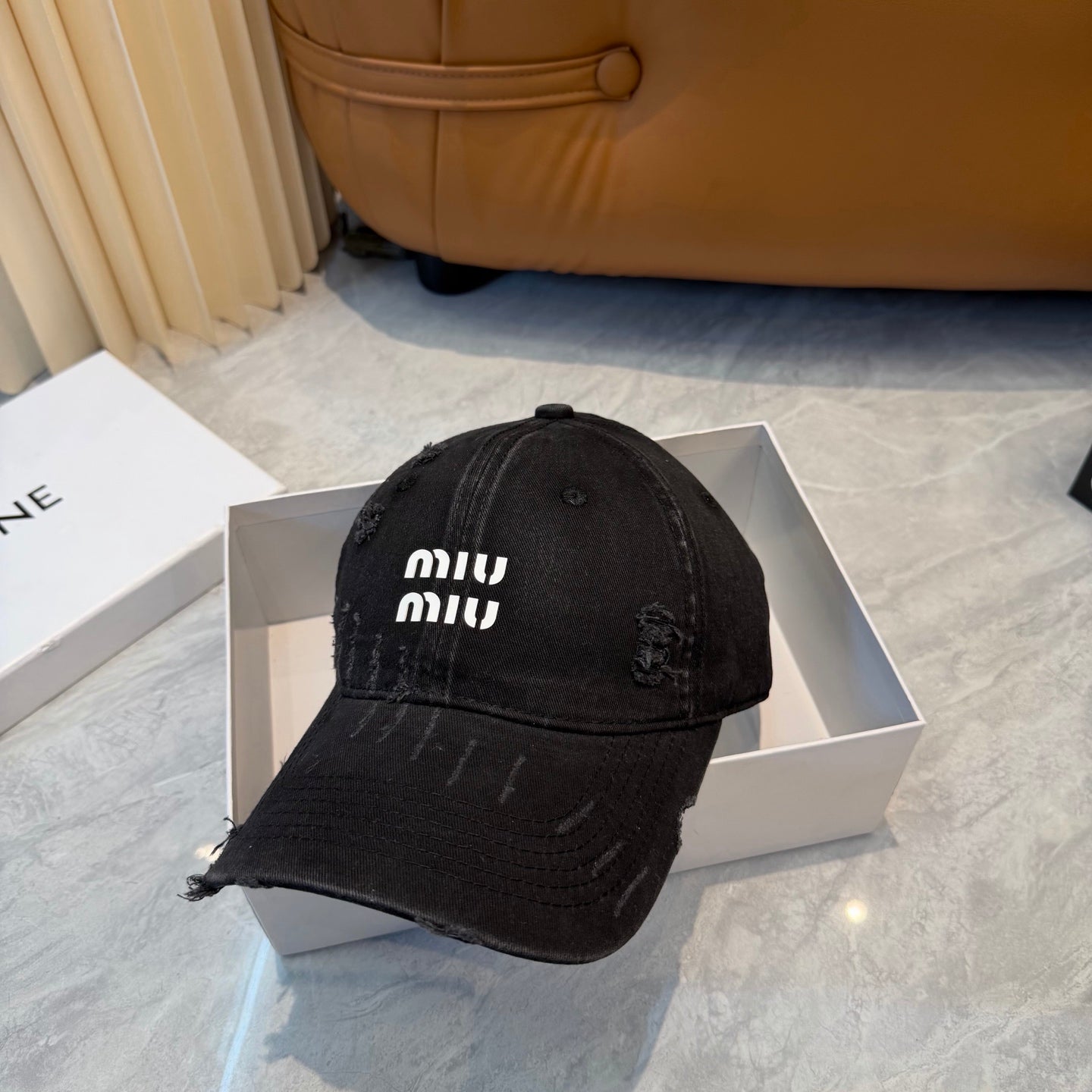 MIUMIU 26S BASEBALL CAP 342397