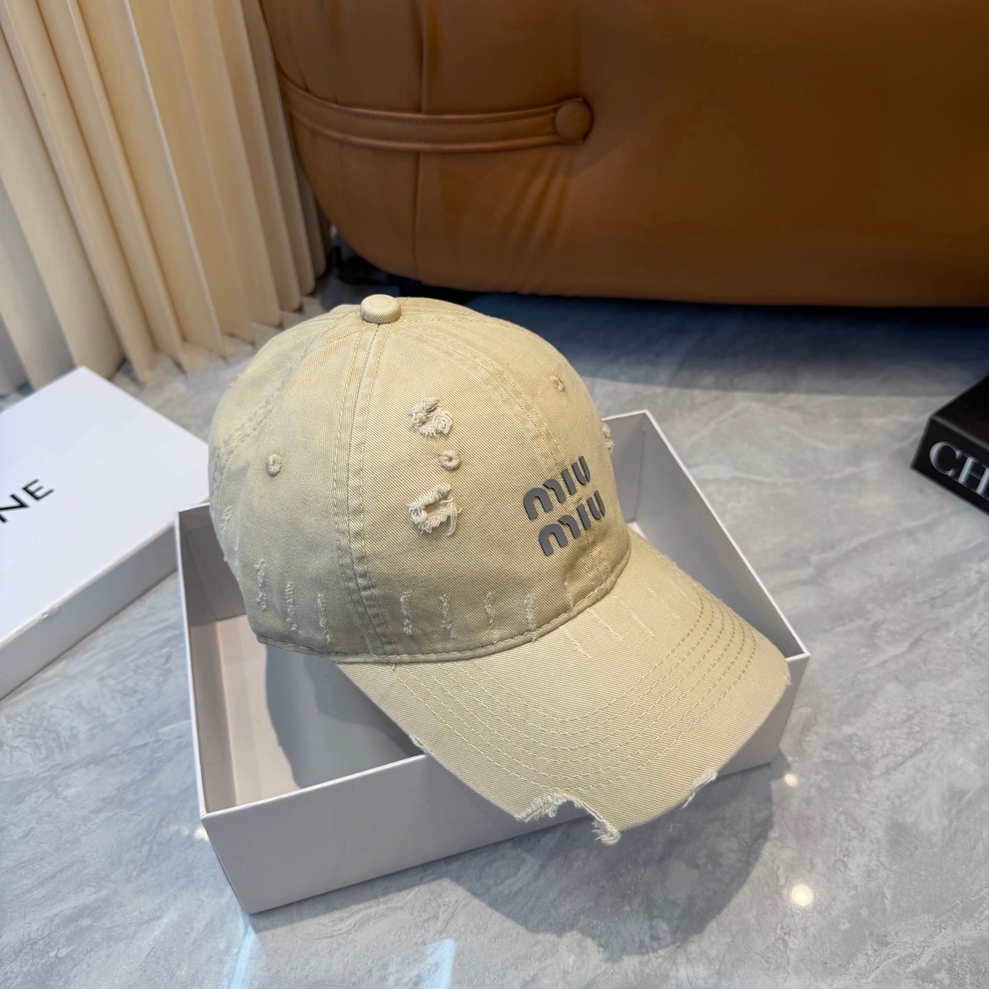 MIUMIU 26S BASEBALL CAP 342396