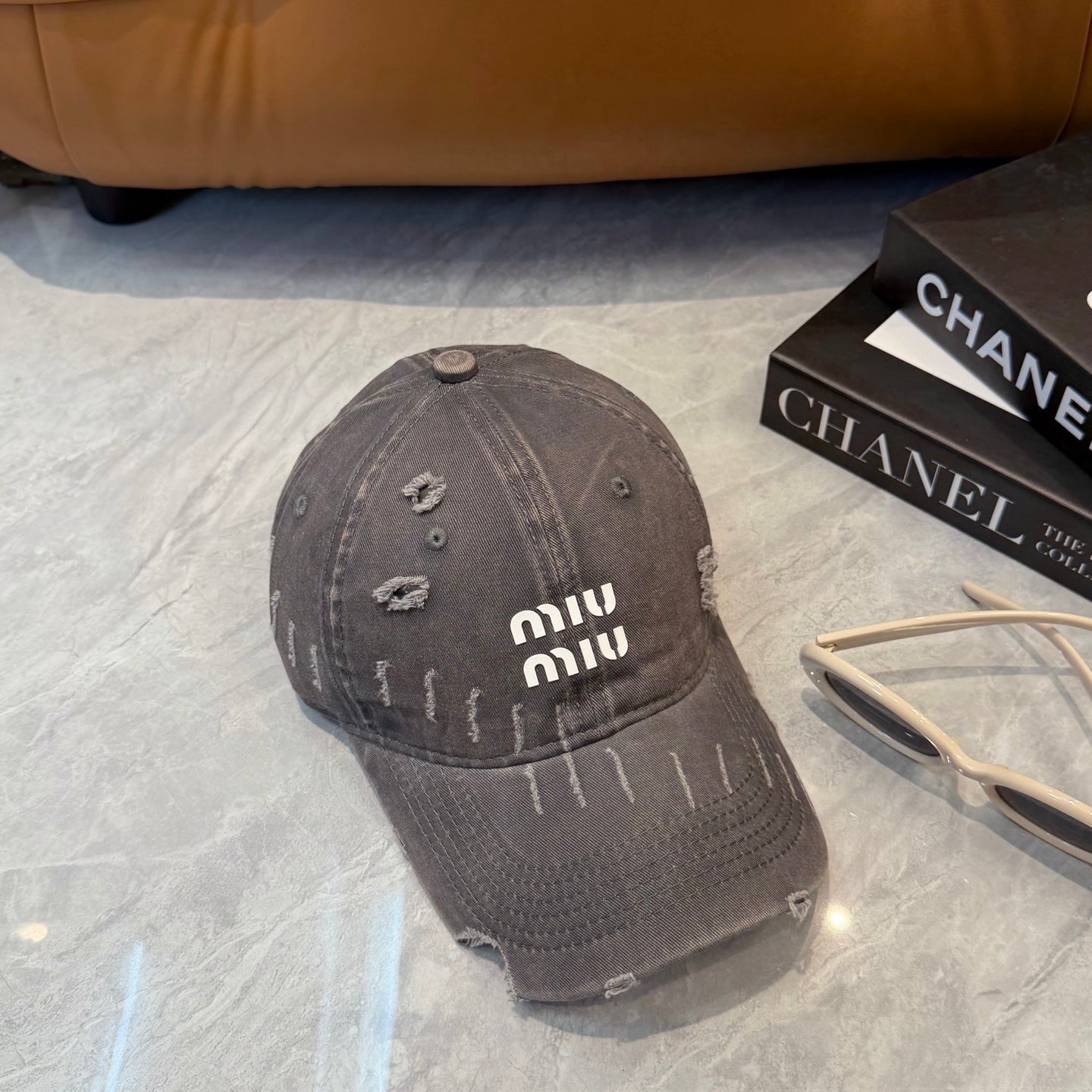 MIUMIU 26S BASEBALL CAP 342398