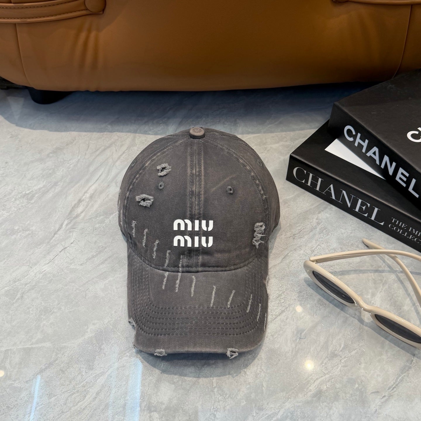 MIUMIU 26S BASEBALL CAP 342398
