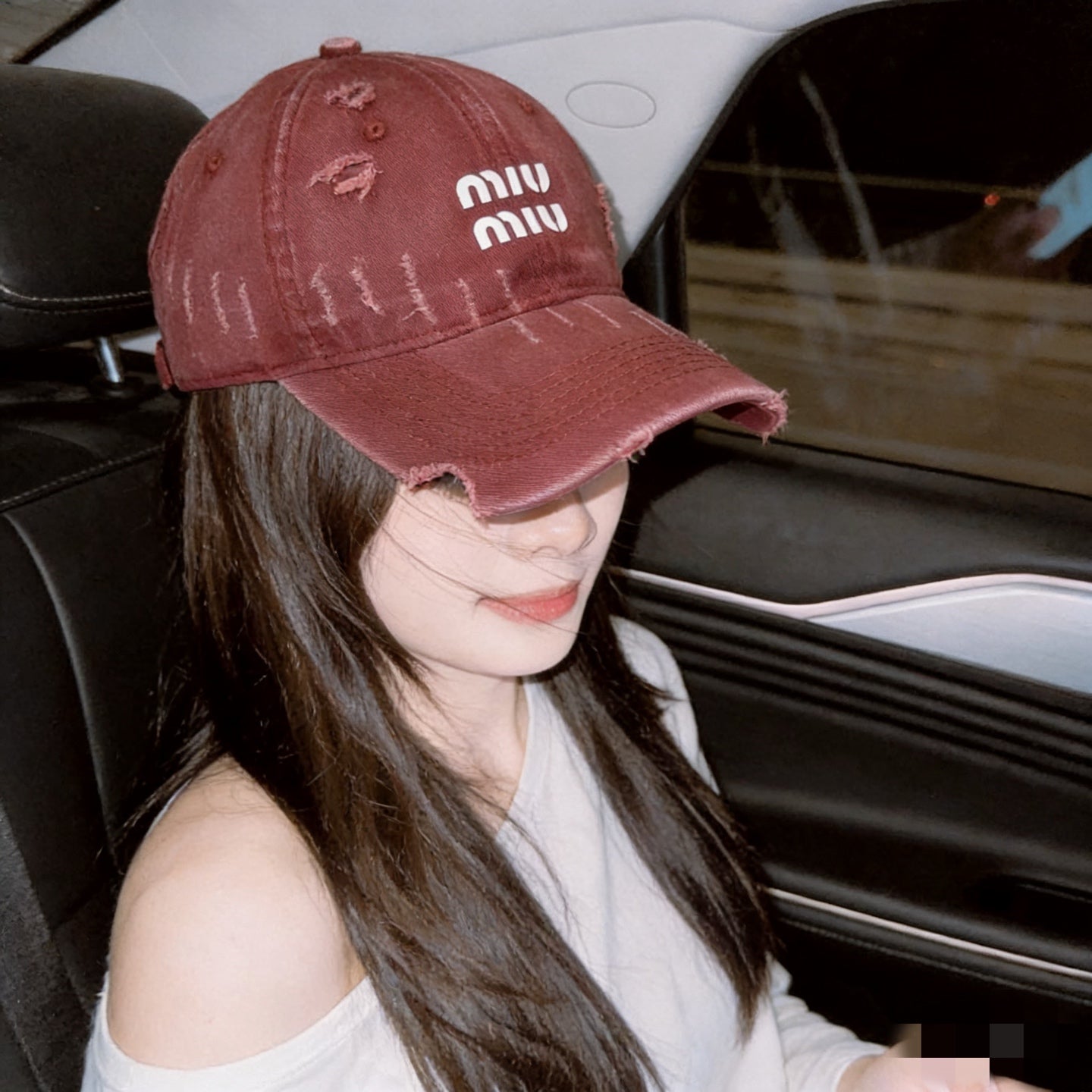 MIUMIU 26S BASEBALL CAP 342402