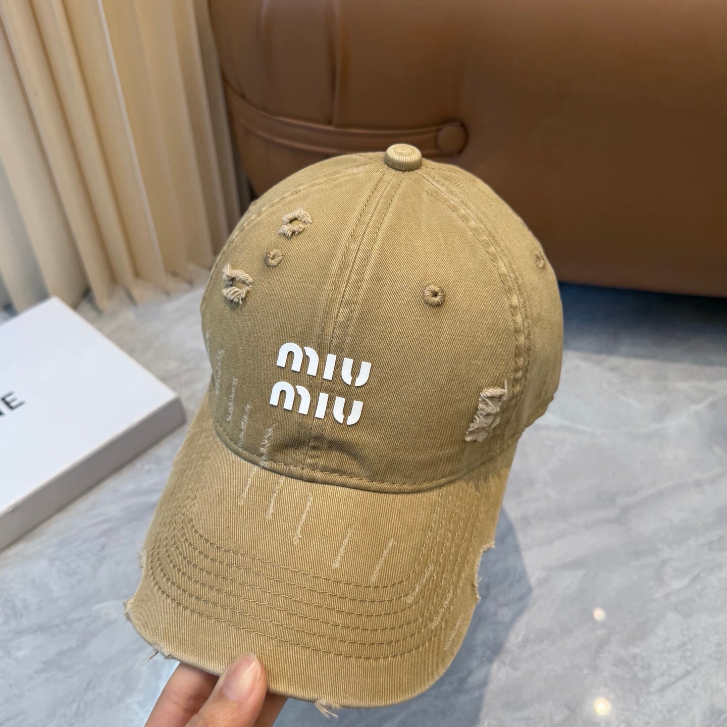 MIUMIU 26S BASEBALL CAP 342401
