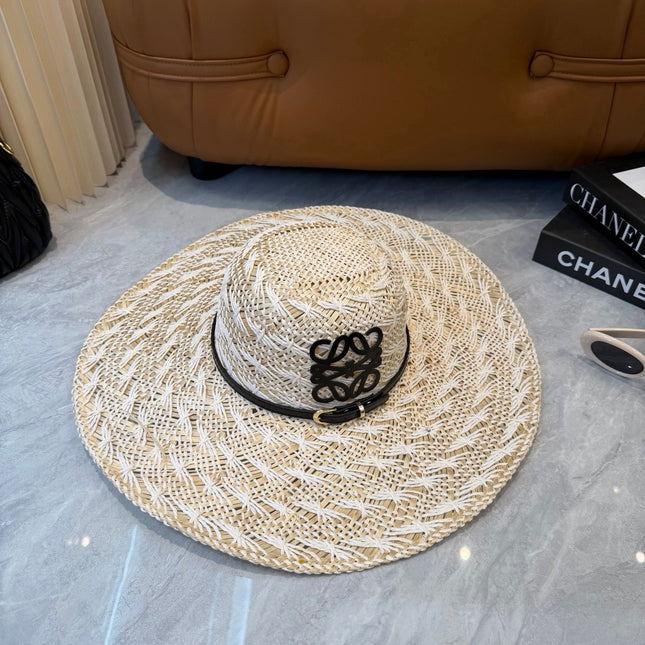 LOEWE 26S WIDE BRIM STRAW SUN HAT STYLE 069