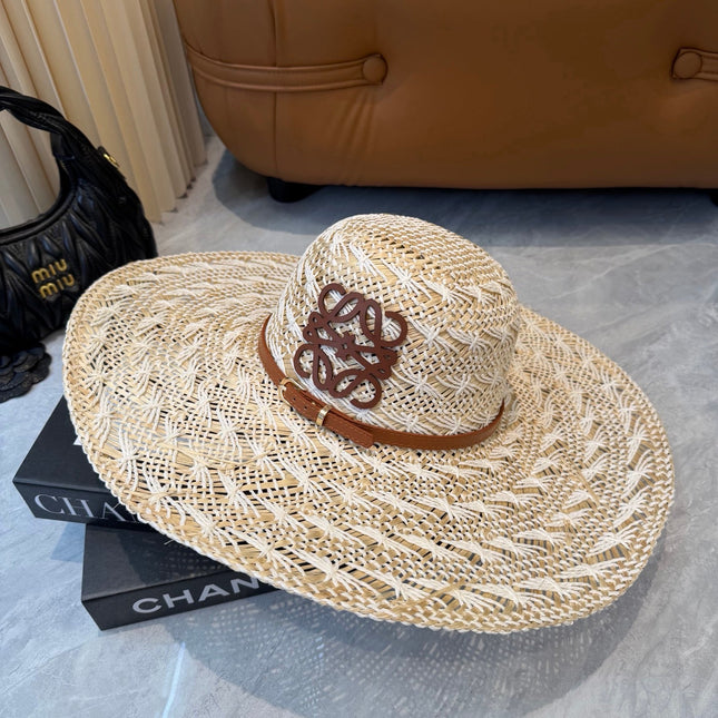 LOEWE 26S WIDE BRIM STRAW SUN HAT STYLE 068