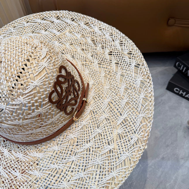 LOEWE 26S WIDE BRIM STRAW SUN HAT STYLE 068
