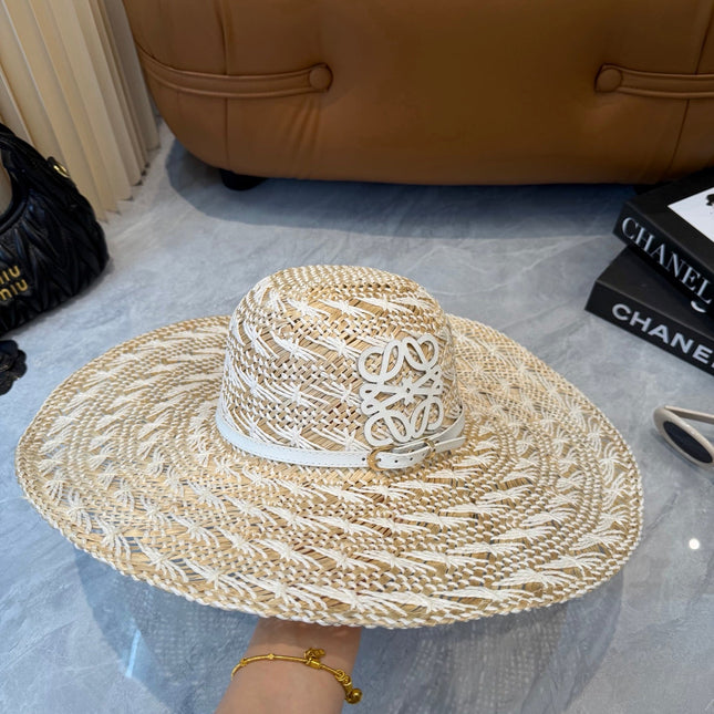 LOEWE 26S WIDE BRIM STRAW SUN HAT STYLE 067