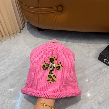 CHROME HEARTS 26S CROSS KNITTED BEANIE STYLE 005