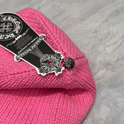 CHROME HEARTS 26S CROSS KNITTED BEANIE STYLE 005