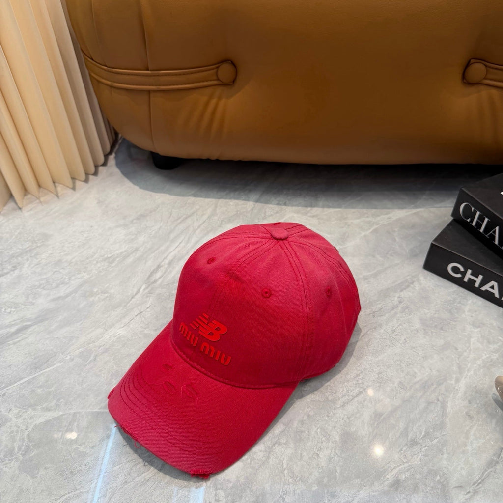 MIUMIU 26S BASEBALL CAP 342433