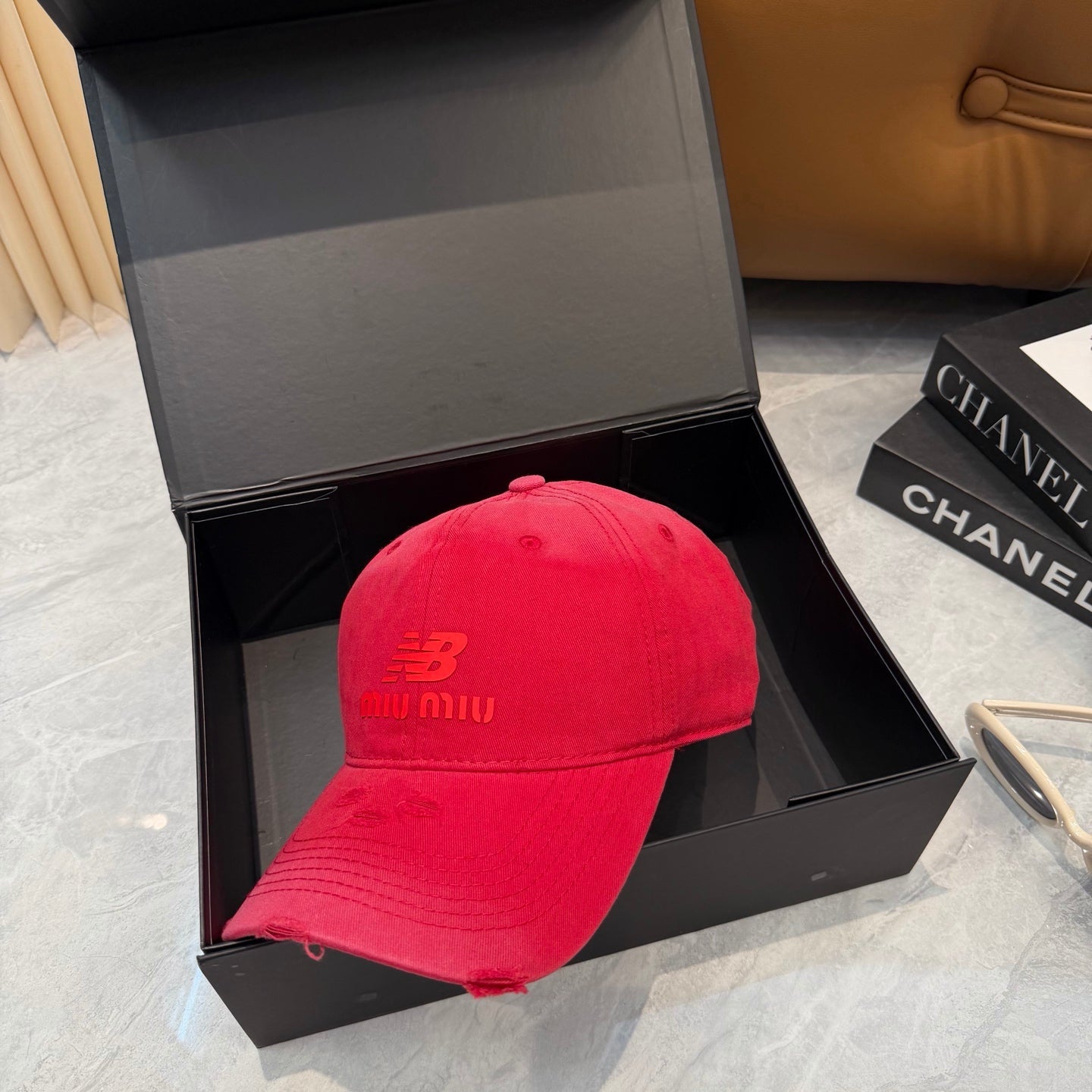 MIUMIU 26S BASEBALL CAP 342433