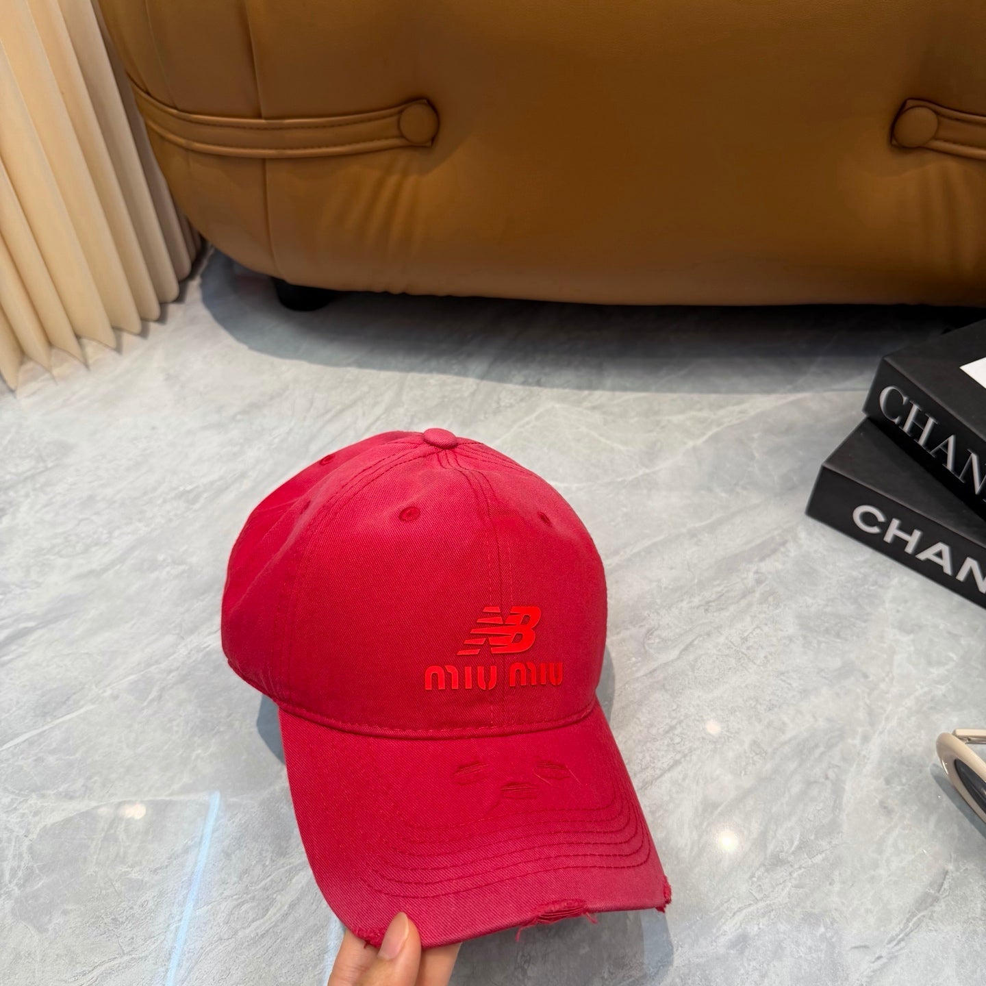 MIUMIU 26S BASEBALL CAP 342433