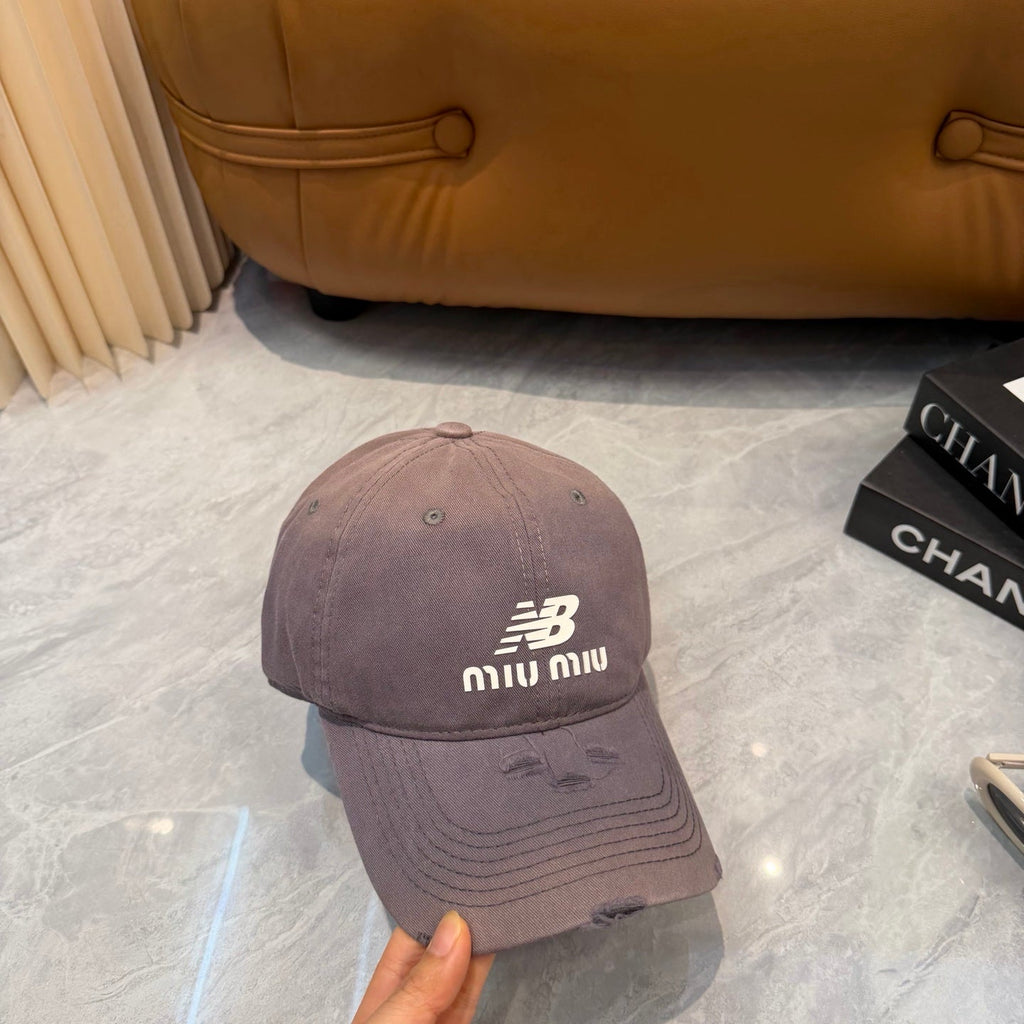 MIUMIU 26S BASEBALL CAP 342435